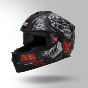STUDDS DRIFTER RAMPAGE D3 ( MATT BLACK / RED )