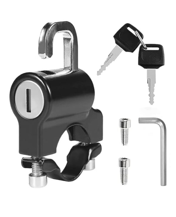 Helmet handle lock
