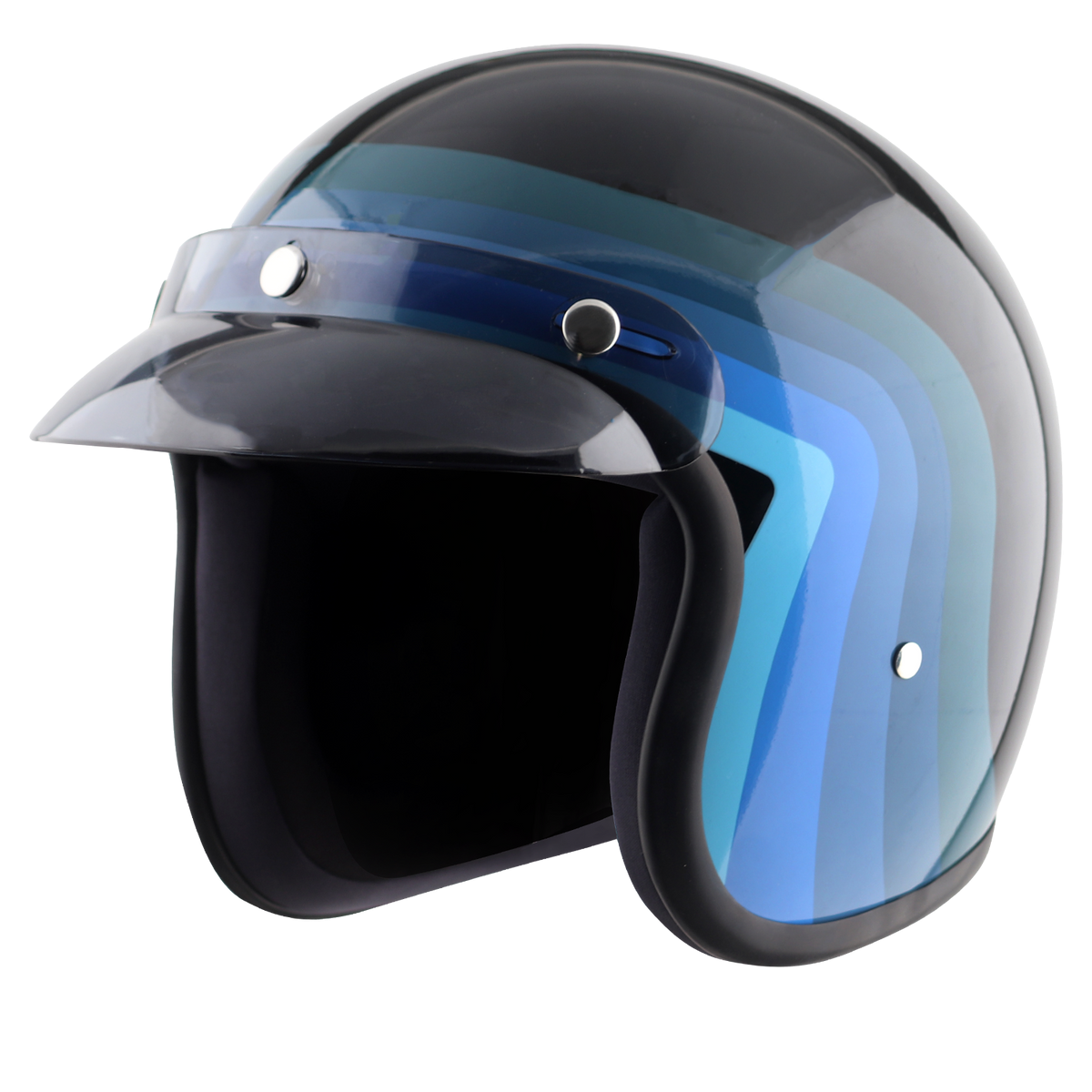 Jet With Peak Urban Helmet
Colour black blue