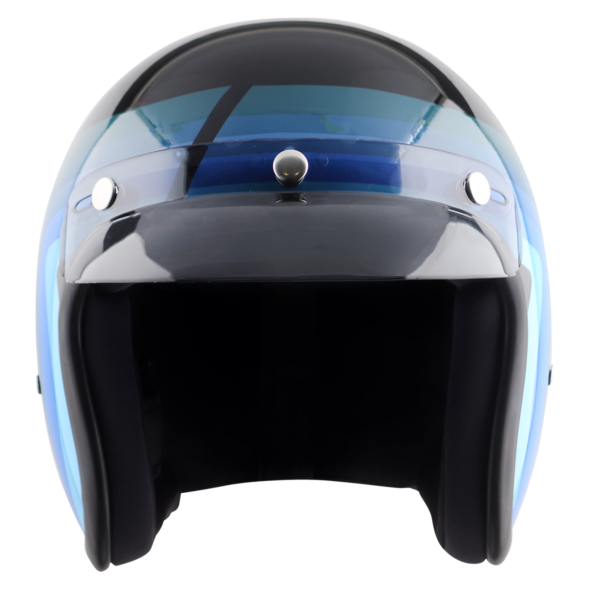 Jet With Peak Urban Helmet
Colour black blue - Image 2