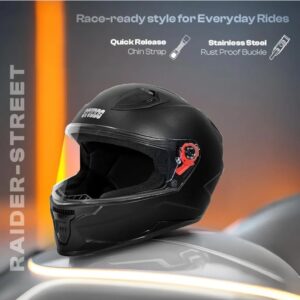 STUDDS Raider Street ISI Certified Full Face Helmet