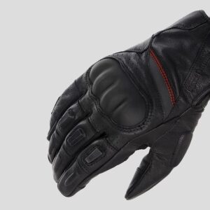 ROYAL ENFIELD ARIZONA LEATHER GLOVES - BLACK