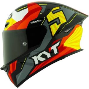 KYT TT-REVO FLUX HELMET
COLOUR BLACK RED