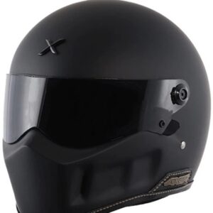 AXOR RETRO DOMINATOR DULL BLACK HELMET