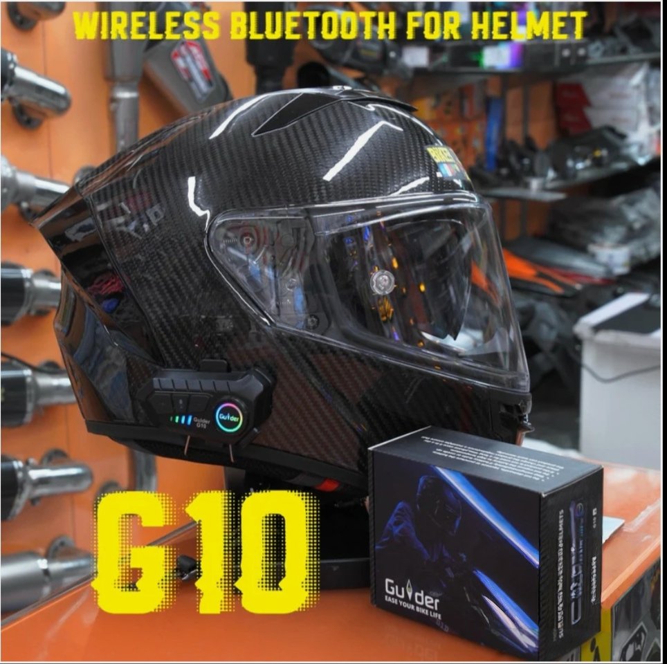 GUIDER G10 WIRELESS HELMET BLUETOOTH HEADSET - Image 9