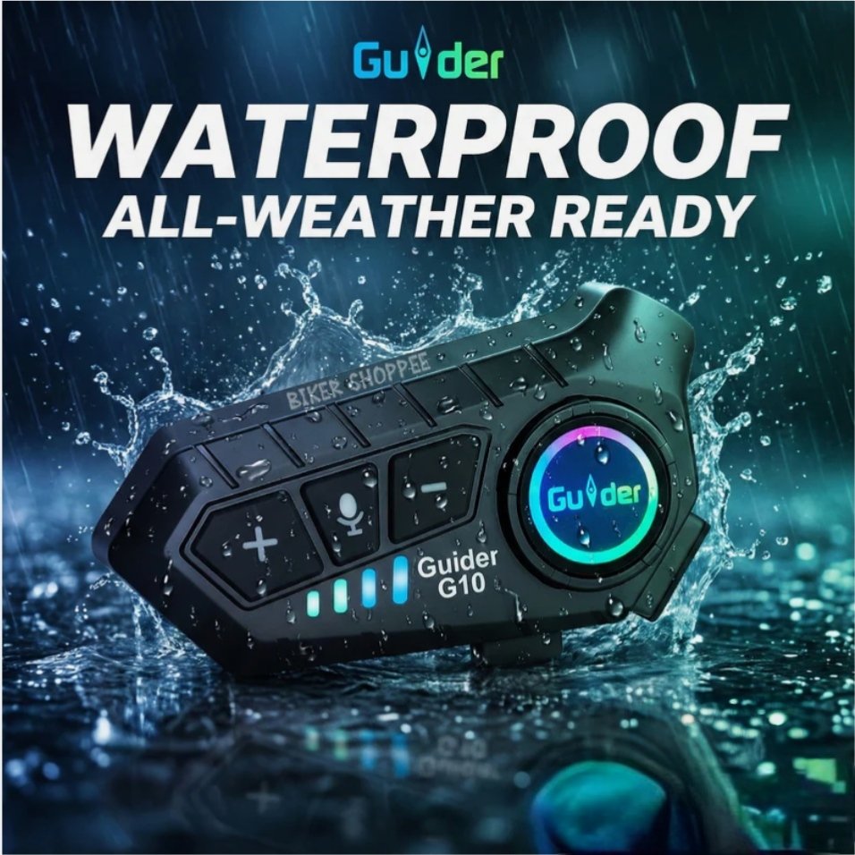 GUIDER G10 WIRELESS HELMET BLUETOOTH HEADSET - Image 6