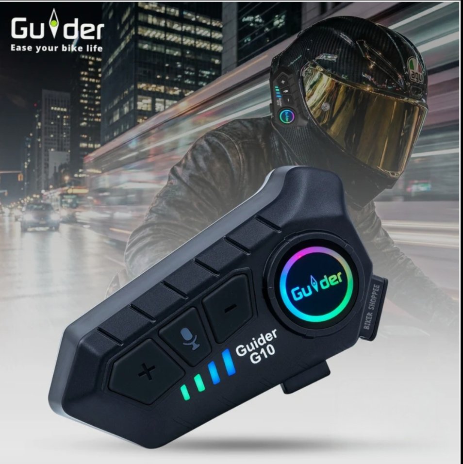GUIDER G10 WIRELESS HELMET BLUETOOTH HEADSET - Image 2