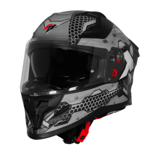 Steelbird
SBH-61 ISS SXE ST2 WITH TPE EDITION GLOSSY BLACK WITH GREY