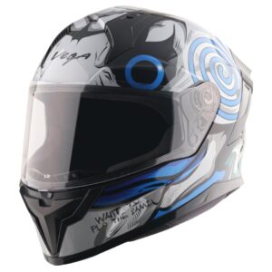 VEGA  SONIC SAW HELMET 
COLOUR BLACK BLUE