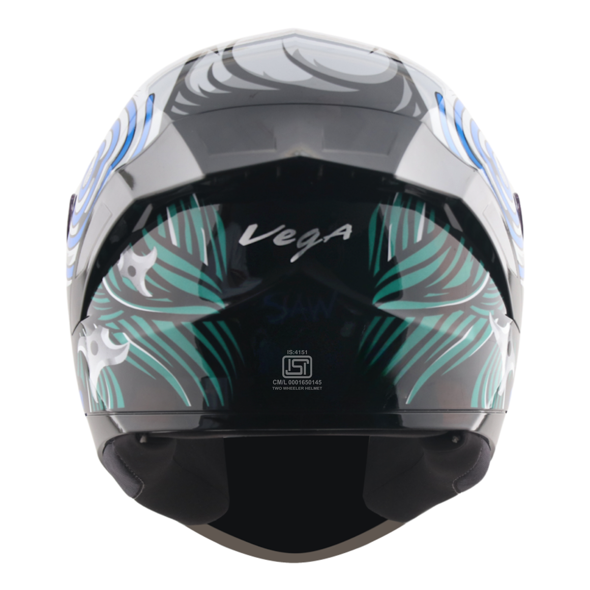 VEGA SONIC SAW HELMET
COLOUR BLACK BLUE - Image 4