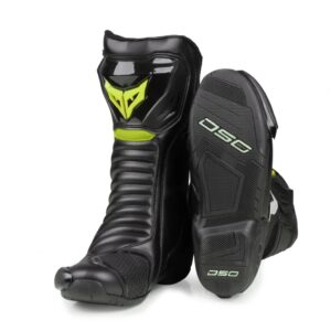 DSG GPX Riding Boots (Black Fluro Yellow)