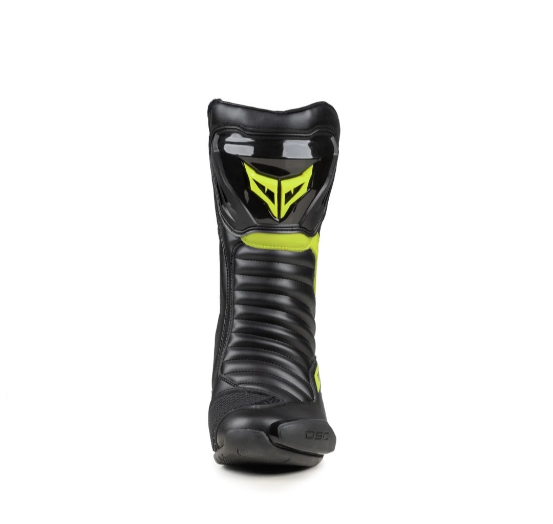 DSG GPX Riding Boots (Black Fluro Yellow) - Image 4
