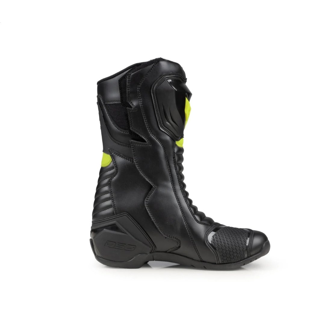 DSG GPX Riding Boots (Black Fluro Yellow) - Image 7