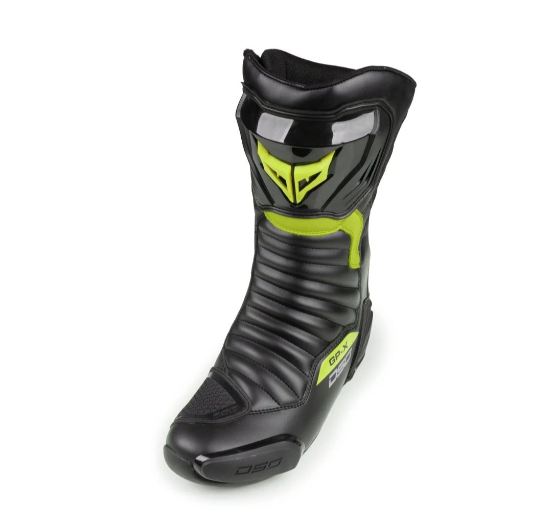 DSG GPX Riding Boots (Black Fluro Yellow) - Image 2