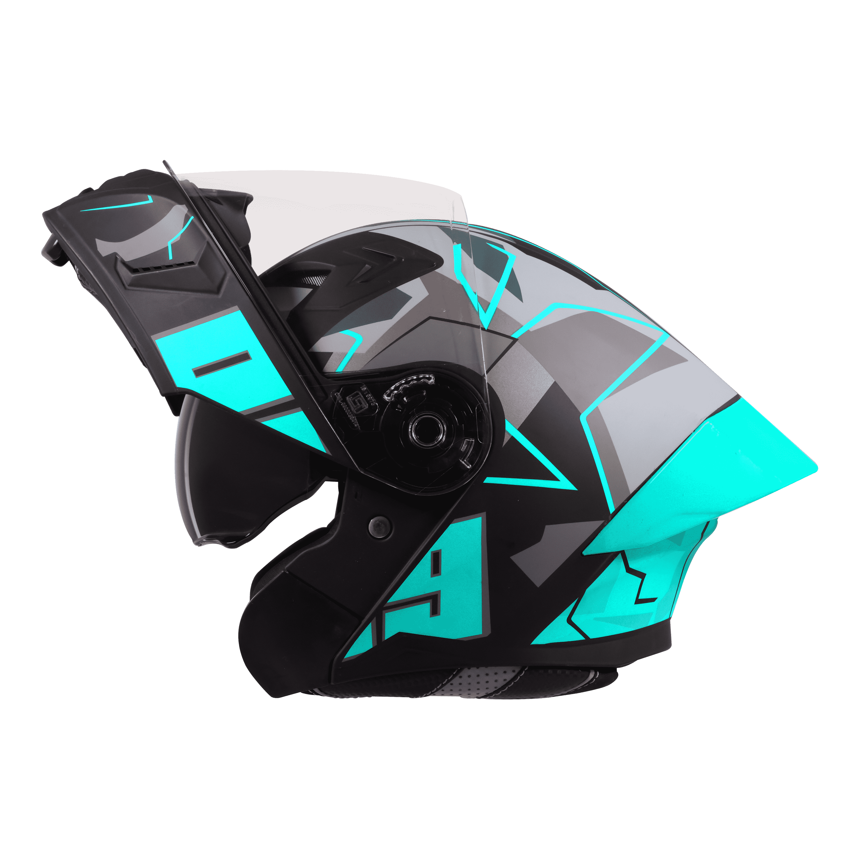 STEELBIRD SBA-20 ISS 09 GLOSSY BLACK WITH JAZZ BLUE - Image 2