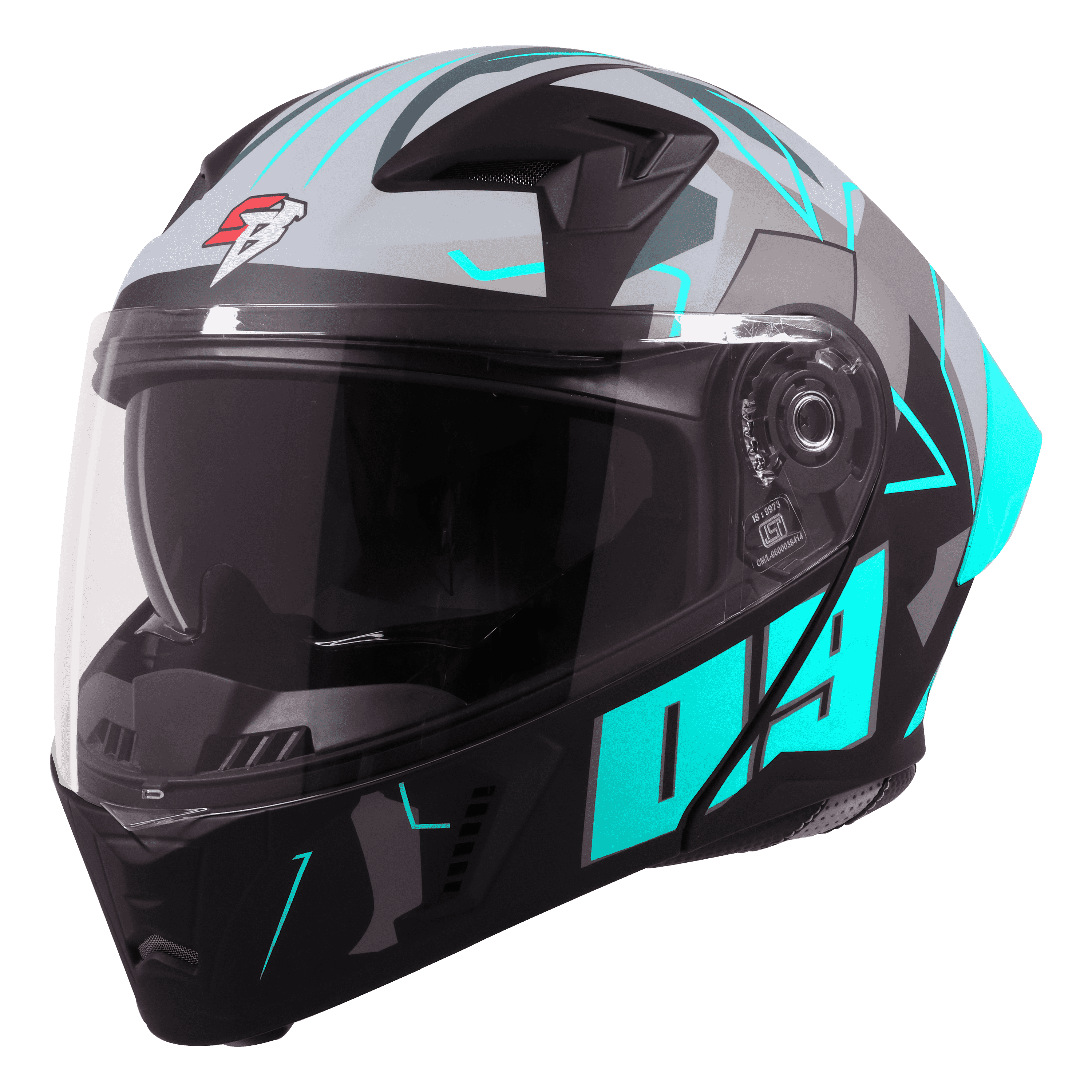 STEELBIRD SBA-20 ISS 09 GLOSSY BLACK WITH JAZZ BLUE